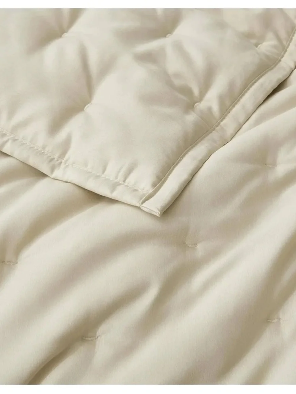 Luxury Cream oversized king 3 piece quilt  Set - Soft Quilted Bedding